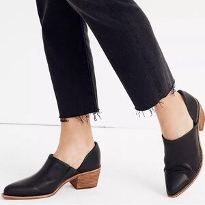 Madewell The Brady Lowcut Bootie True Black Size  7